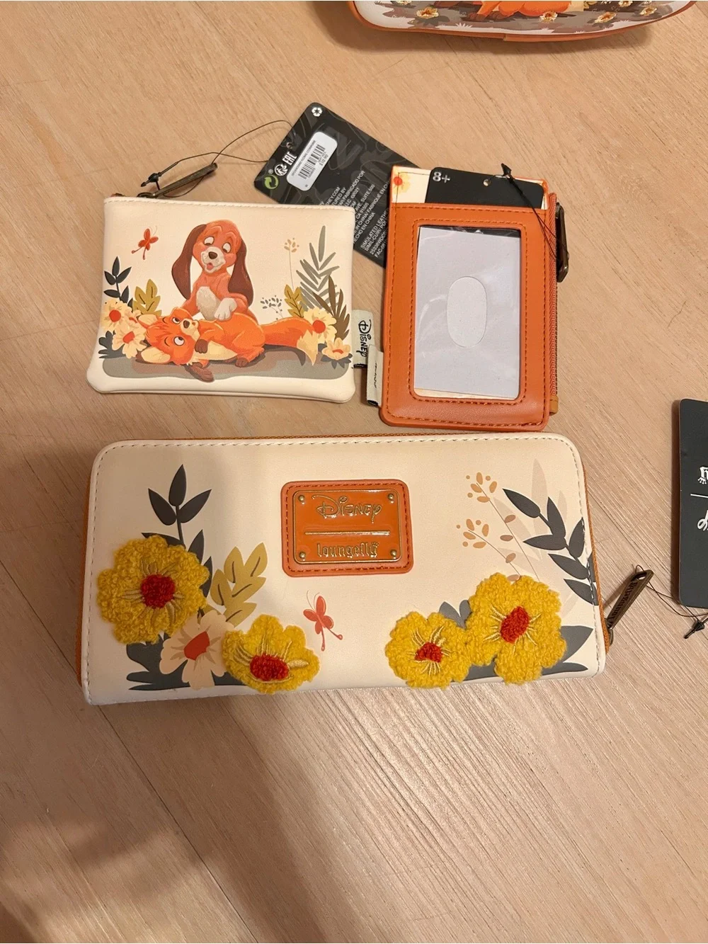 Loungefly Fox and the Hound Mini Backpack and Wallet Set
